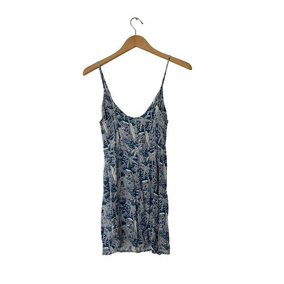 Reformation Marlow Bali Surf Palm Tree Mini Dress Size Small - Picture 4 of 7